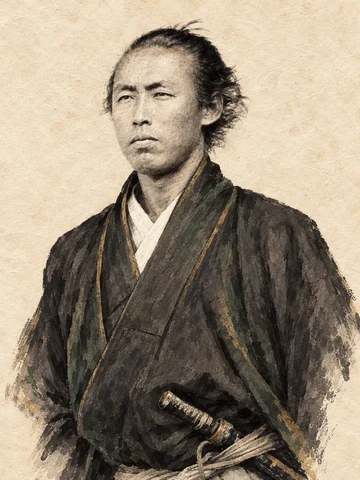 坂本龍馬／イメージ肖像（AI生成）