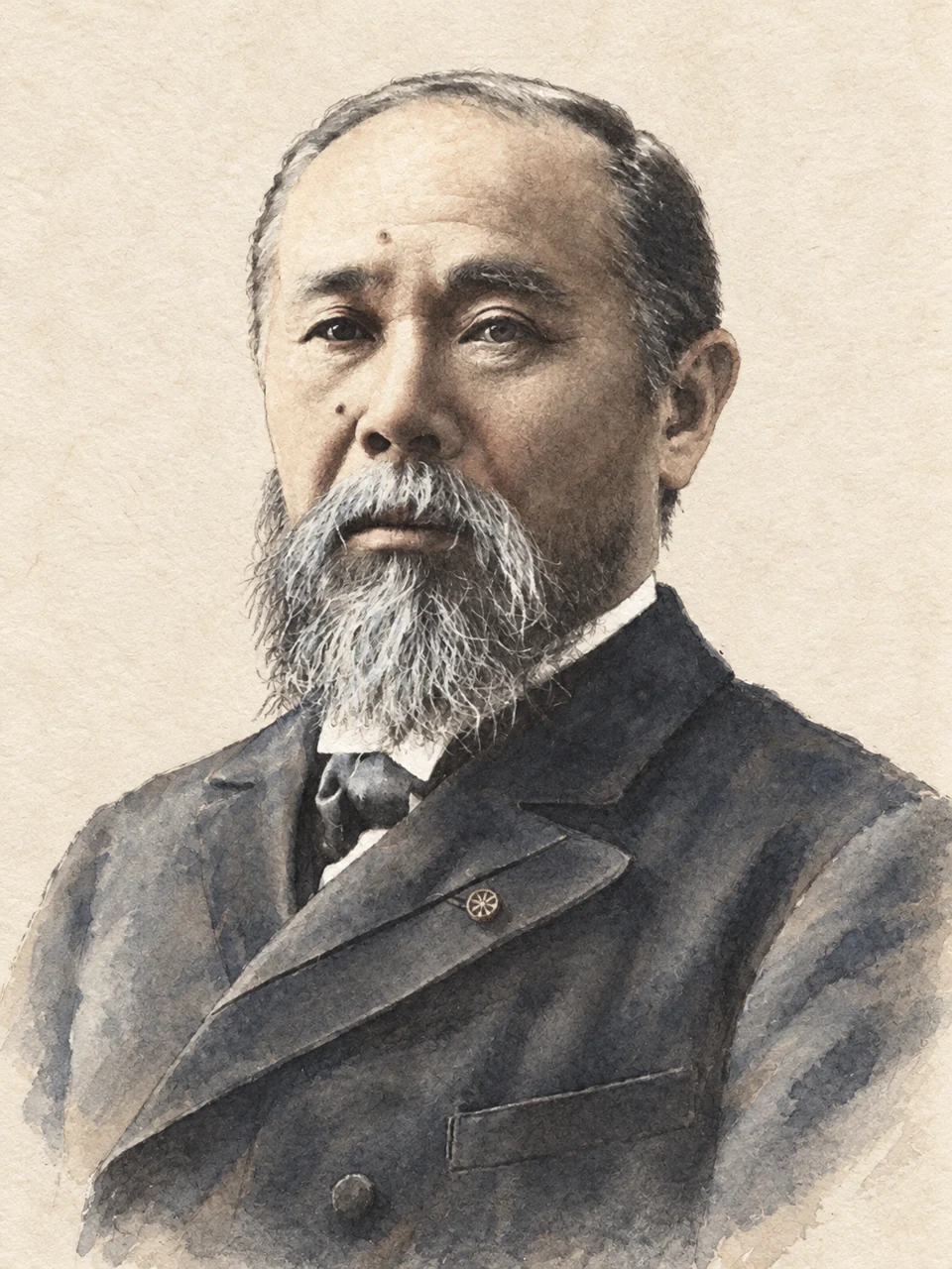 伊藤博文／イメージ肖像（AI生成）