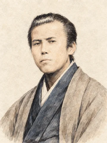 木戸孝允／イメージ肖像（AI生成）