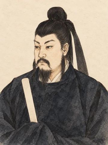 天智天皇（中大兄皇子）／イメージ肖像（AI生成）